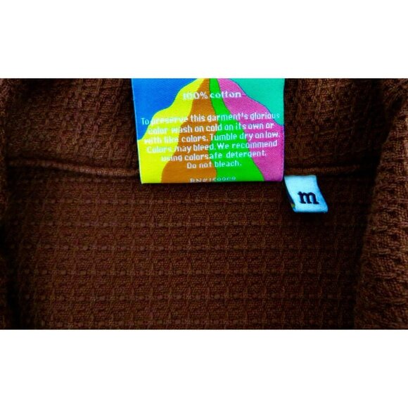 BIG BUD PRESS 100% Cotton Full Zip Jacket Brown SZ M - Picture 6 of 6